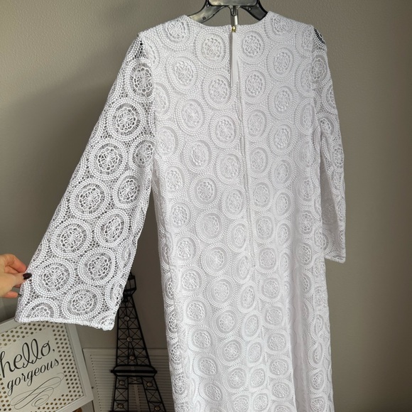 NWT Lilly Pulitzer BURNETT LACE MAXI DRESS BUTTERFLY MEDALLION LACE Sz 6 - Picture 9 of 9